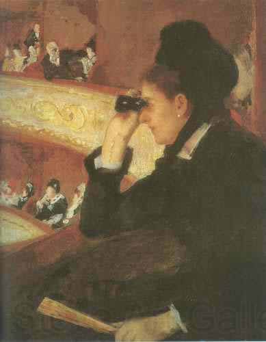 Mary Cassatt In the Loge Norge oil painting art